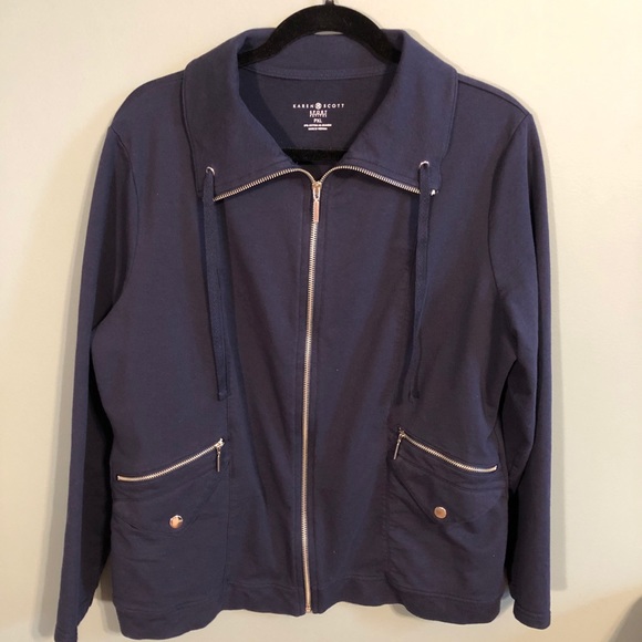 Karen Scott Jackets & Blazers - Karen Scott Sport jacket navy blue